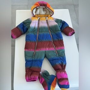 Molo Multicolor Kids Puffer Snowsuit